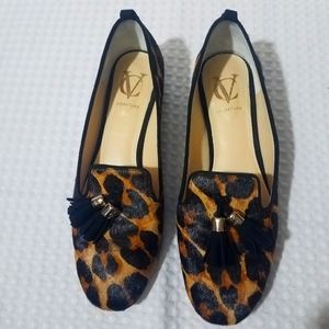 Vince Camuto Signature Leopard Loafers